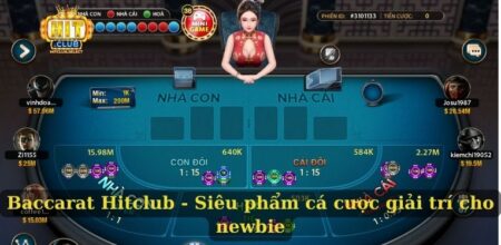 Baccarat Hitclub - Siêu phẩm cá cược giải trí cho newbie